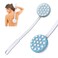 Back Lotion Applicator and Massager by Body Long Handheld selfHandhled Easy Reach for Sunscreen Cream Shower Gel on Back Legs and Feet Long Shower Bath Brush Easily Rolla Dispenser