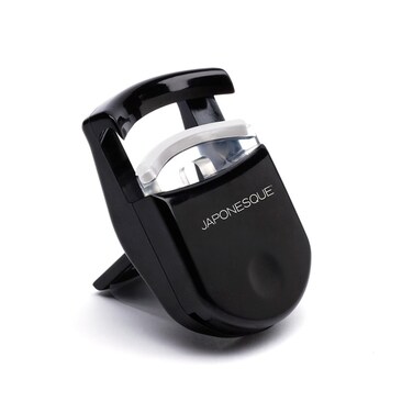 JAPONESQUETravel Eyelash Curler Black  Plastic Eyelash Curlers for Travel Makeup Go Curl Lash Curler with Bonus Replacement Lash Pad  1 Pack