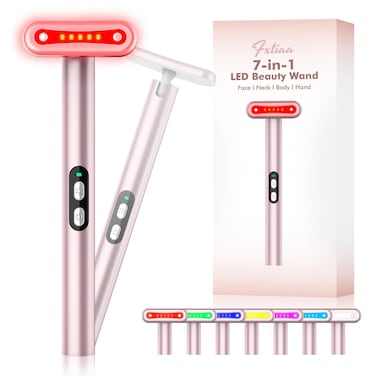 RedLightTherapyforFace 7 in 1 LED Light Therapy Eye Equipment for Skin Care at Home Red Light Therapy Face Massager Skin Rejuvenation Light