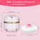 Body Powder Puff and Container for Dusting Powder Women Powder Puff and Powder Case for Bath and Travel Romantic Flowers