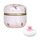 Body Powder Puff and Container for Dusting Powder Women Powder Puff and Powder Case for Bath and Travel Romantic Flowers