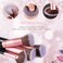 BESTOPE PRO 16Pcs Makeup Brushes Set 4Pcs Beauty Blender Sponge Set and 1 Brush Cleaner Premium Synthetic Foundation Brushes Blending Face Powder Eye Shadows Make Up Brushes Kit Rose Gold