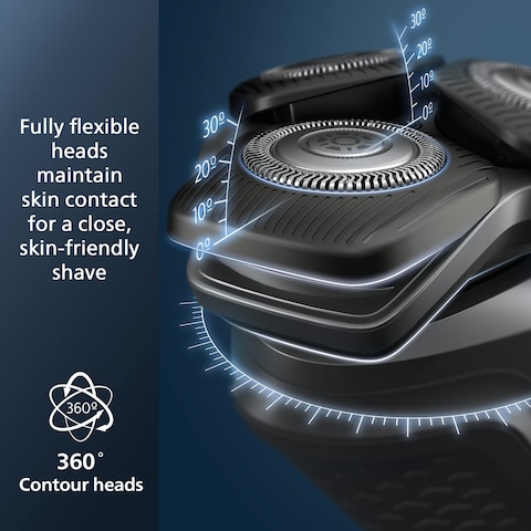 Philips Norelco Shaver 5400 Rechargeable Wet  Dry Shaver with PopUp Trimmer S588081