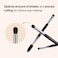 Eye Makeup Brush Set 5 Pcs  Small  Portable Eye Shadow Brushes  Korean Eye Makeup Brushes  Premium Synthetic Bristles for Professionals