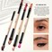 Jessup Makeup Brushes Set 7pcs Double Sided Makeup Brushes for Foundation Concealer Blush Eyeshadow Contour Bronzer Powder Blending Eyebrow Eyeliner CrueltyFree Make up Brushes Peach Dust T600