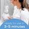 Beurer SI30 Personal Steam Inhaler for Cough and Cold  Face Steamer for Sinus Relief with Flexible Universal Steam Mask and Variable Steam Control