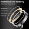 9 Large Lighted Makeup Mirror 1X10X Magnifying Vanity Mirror with 3 Colors Dimmable Lightning 80 LED Lights 360Rotation Double Sided Standing Desk Mirror