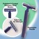 Freshscent 144 Pack Individually Wrapped Twin Blade Razors with Clear Safety Cap Disposable Bulk Packed Sold by the Case unisex