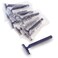 Freshscent 144 Pack Individually Wrapped Twin Blade Razors with Clear Safety Cap Disposable Bulk Packed Sold by the Case unisex