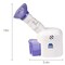 MABIS Facial Steamer Steam Inhaler FSA Eligible Vaporizer or Vocal Steamer with Aromatherapy Diffuser and Soft Face Mask for Cleansing Sinus Pressure Congestion Colds and Cough 25mL