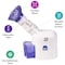 MABIS Facial Steamer Steam Inhaler FSA Eligible Vaporizer or Vocal Steamer with Aromatherapy Diffuser and Soft Face Mask for Cleansing Sinus Pressure Congestion Colds and Cough 25mL
