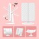 Vanity Mirror with Lights Lighted Makeup Mirror with 2X 3X 10X Magnification 21 LED Trifold Compact Touch Dimming Light Up Mirror Dual Power Supply Gifts for Women White
