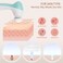 Face Scrubber  Facial Cleansing Brush Exfoliator Skin Care Products Beauty Products Powered Electric Wash Exfoliating Spin Cleanser Cleaning Scrub Including 7 Heads Opal