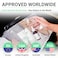 Ogato 3pcs  Clear TSA Approved Toiletry Bag  Our Quart Size Clear Toiletry Bags are Security Approved Worldwide for Liquids  Cosmetics  100 311 Compliant Clear Travel Bags for Toiletries