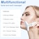 RedLightTherapyforFace and Neck AntiAging Facial and Neck Massager Soothing and Relaxing Face Massager Device with 4 Color LED Therapy Vibration and Thermal Functions for Skin Care White