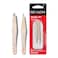 Revlon Designer Series Mini Tweezer Set Hair Removal Tool Kit With Mini Slanttip and Point Tip Tweezers Portable and Easy to Use Made With Long Lasting Stainless Steel 1 count
