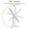 Makeup Mirror Vanity Mirror with Lights Bathroom Adjustable Brightness Mirrors 1X2X3X10X Magnification and Touch Screen Trifold Makeup Mirror Two Power Supply Modes Women Gift White