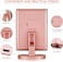 3 Folds Lighted Vanity Makeup Mirror1X2X3X Magnification 21 LED Light Bright Table Mirror with Touch Screen180 Adjustable RotationPortable Travel Cosmetic Mirror