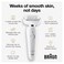 BraunEpilator Silkpil 9 Flex 9300 Beauty Set Facial Hair Removal for Women Hair Removal Device Shaver  Trimmer Cordless Rechargeable Wet  Dry FaceSpa