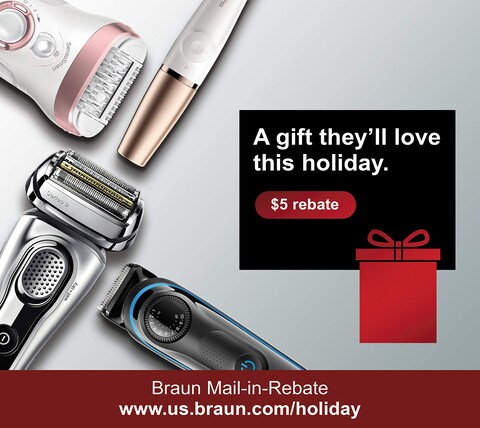 BraunElectric Razor for Men M60b Mobile Electric Foil Shaver Washable