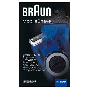 BraunElectric Razor for Men M60b Mobile Electric Foil Shaver Washable