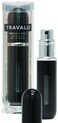 Travalo Classic HD Perfume Atomizer  GenieS TSA Approved Travel Perfume Bottle Refillable  Reusable Airtight EasyFill Mini Pump Sprayer  Lightweight Elegant Design wVolume Window  Black 017oz