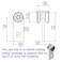 2 Wheel Trolley Assembly Rollers Two Bearing Trolley Assembly for 158 Wide and All 158 or Taller Strut Channel