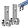 2 Wheel Trolley Assembly Rollers Two Bearing Trolley Assembly for 158 Wide and All 158 or Taller Strut Channel