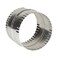 Deflecto 4 Duct Connector Aluminum with Bead and Crimp Silver 3 long DAC4C
