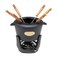 Norpro 1 EA Cast Iron Fondue Black