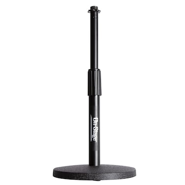 OnStage DS7200B Adjustable Desktop Microphone Stand Black