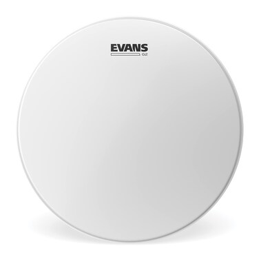 Evans Drum Heads  Hydraulic Red Tom Drumhead 15 Inch  White