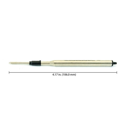 MONTEVERDE Soft Roll Ballpoint Refill for Lamy Ballpoint Pens Black 2 Pack L132BK
