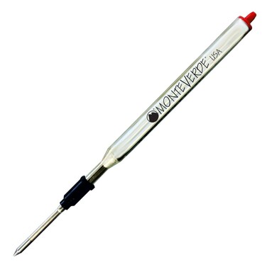 MONTEVERDE Soft Roll Ballpoint Refill for Lamy Ballpoint Pens Red 2 Pack L132RD