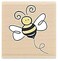 Little Bumblebee Rubber Stamp