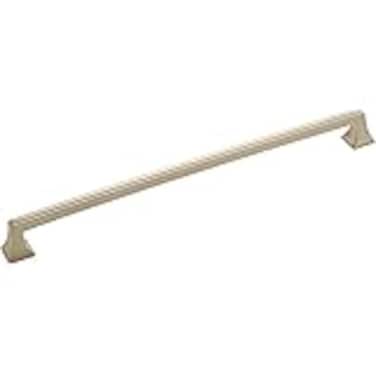 Amerock  Appliance Pull  Satin Nickel  18 inch 457 mm Center to Center  Mulholland  1 Pack  Drawer Pull  Drawer Handle  Cabinet Hardware