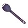 Vargo Titanium Spork ULV Lavender  Lightweight Durable and Versatile Eating Utensil for Backpacking and Camping