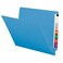 Smead End Tab File Folder ShelfMaster Reinforced StraightCut Tab Letter Size Blue 100 per Box 25010