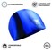 TYR Multi Silicone Cap Blue