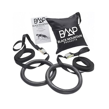Black Mountain Products 1200lbs Rated MultiUse Exercise Gymnastics Rings