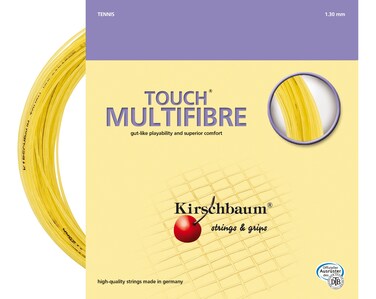 Kirschbaum Set Touch Multifibre Tennis String 130mm16Gauge Natural