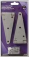 Hardware Essentials 851685 Heavy Duty Strap Hinges Galvanized 6  2 Pack