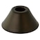 Kingston Brass FLBELL585 Nuvofusion 58Inch OD Bell Flange 238Inch Oil Rubbed Bronze