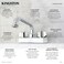 Kingston Brass KB471 Laundry Faucet Polished Chrome 575 x 45 x 188