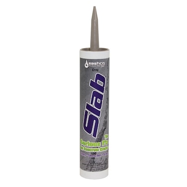 Sashco 16210 Slab Concrete Crack Repair Sealant 105 oz Cartridge Gray Pack of 1