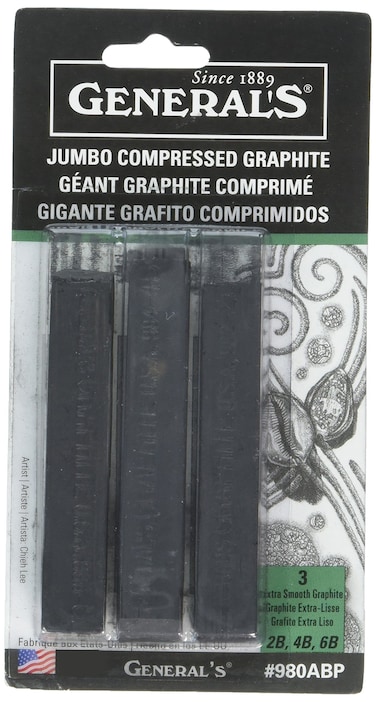 Generals 980ABP Jumbo Graphite Sticks 3 Pack