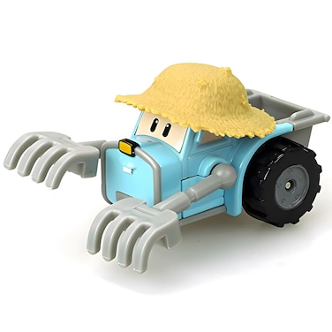 Robocar Poli TRACKY DIECAST Metal Toy Cars Farm Tractor Toys Mini Model Vehicle Truck Toy Party Birthday Gifts for Toddlers Age 15 Boys Girls
