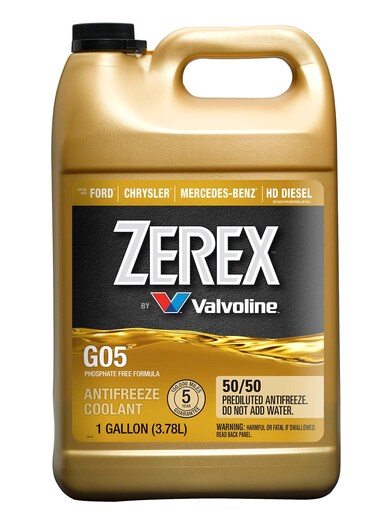 Zerex G05 Phosphate Free 5050 ReadytoUse AntifreezeCoolant 1 GA