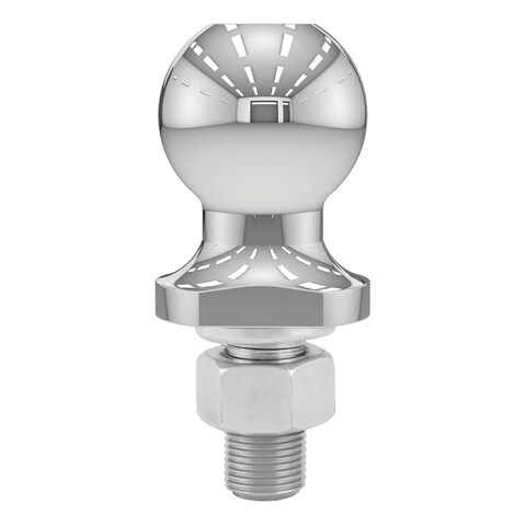 CURT 40001 Chrome Trailer Hitch Ball 2000 lbs 178Inch Diameter 34 x 158Inch Shank Silver