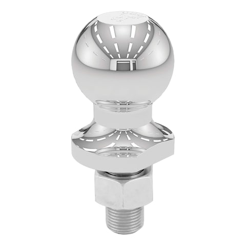 CURT 40001 Chrome Trailer Hitch Ball 2000 lbs 178Inch Diameter 34 x 158Inch Shank Silver